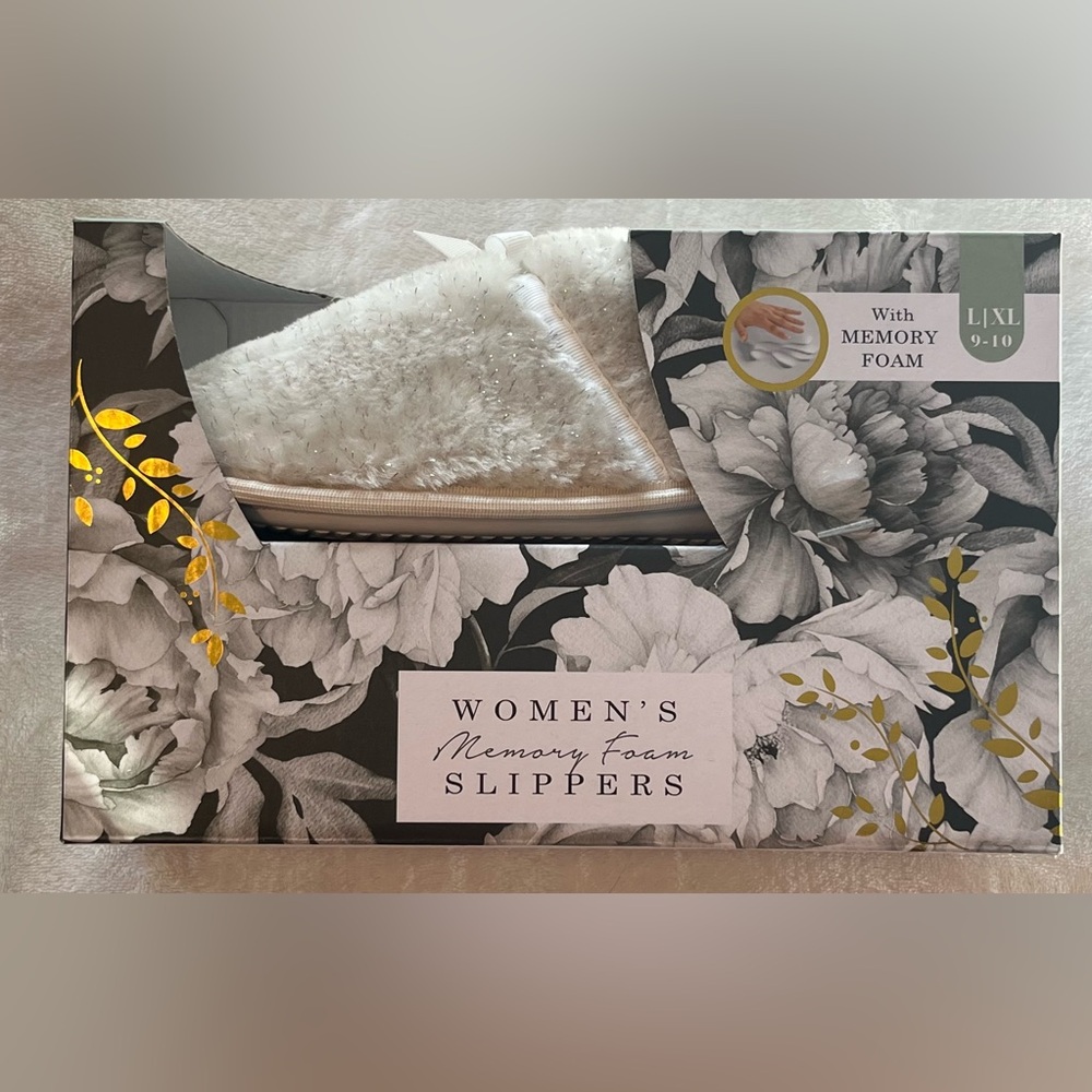 MEMORY FOAM Slippers L/XL NEW!